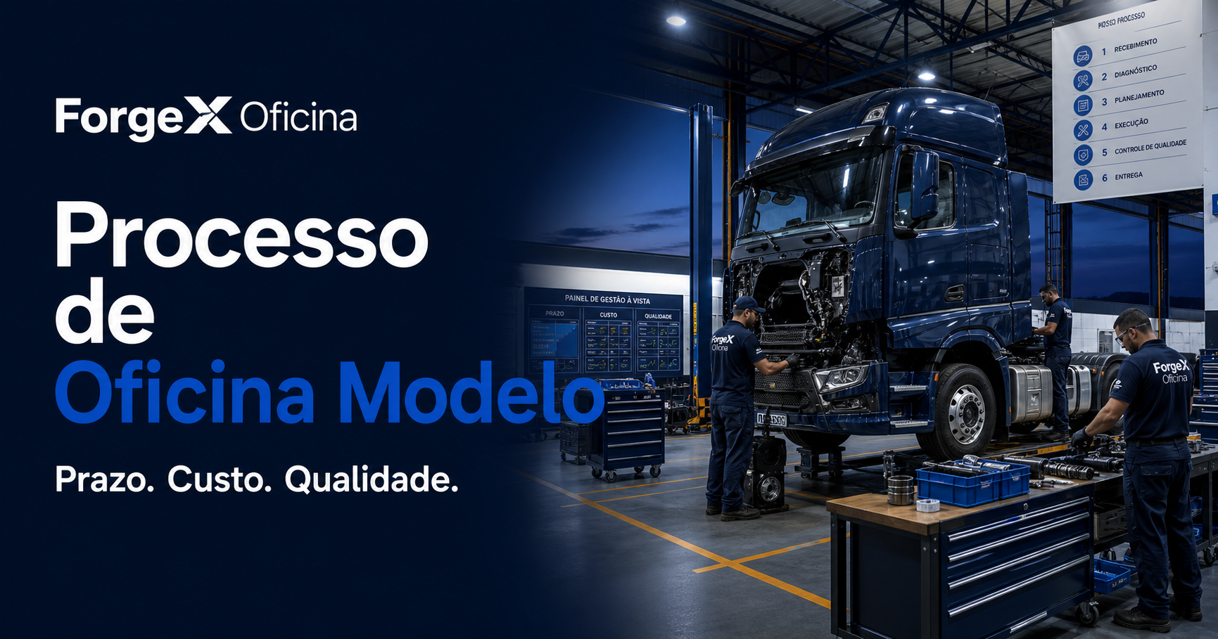 Processo ForgeX aplicado à reforma de caminhões